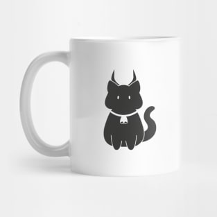 Taurus Cat Zodiac Sign (Black and White) Mug